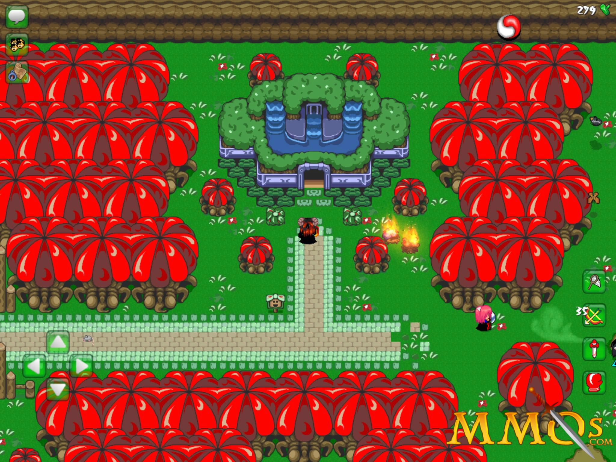 A red-leaved region in GraalOnline